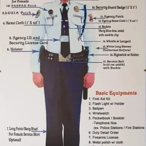Security guard accessories set Philippines