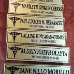 Custom rigid name tag and name plate Philippines