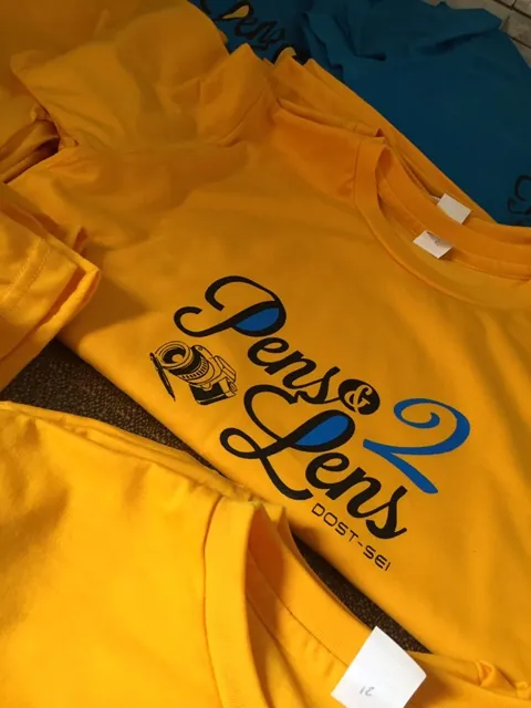 Silkscreen printing on t shirts