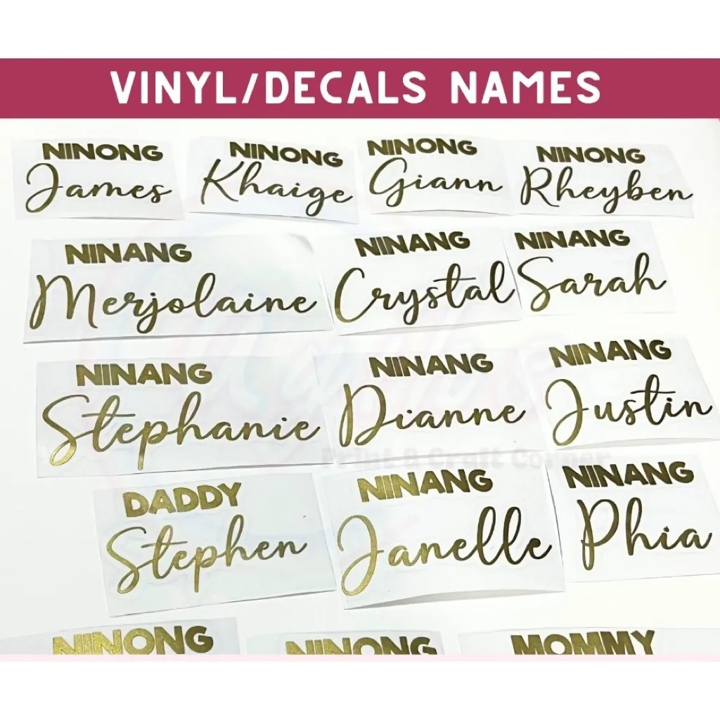 Custom souvenir vinyl decals Philippines