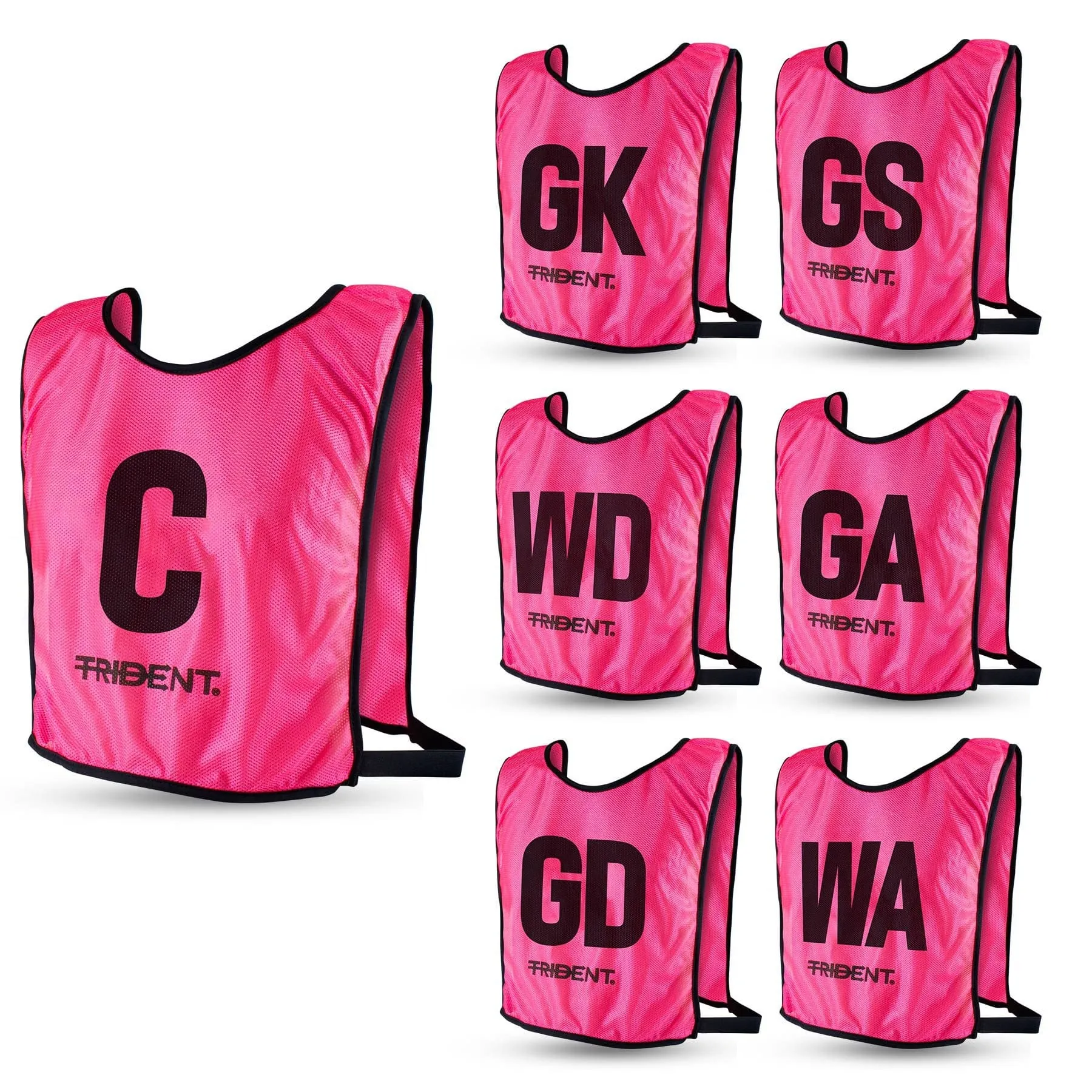 7-Position Netball Mesh Bib Set